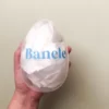 Product photo of personalised Jumbo Easter Egg with name in pastel blue