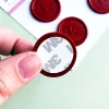 North Pole Post Office wax seal back